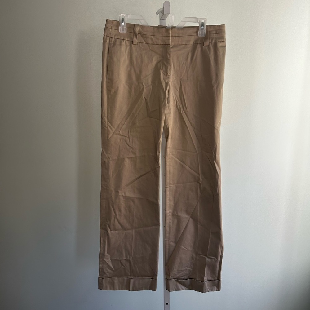 J. Crew Favorite Fit Tan Trouser Pants